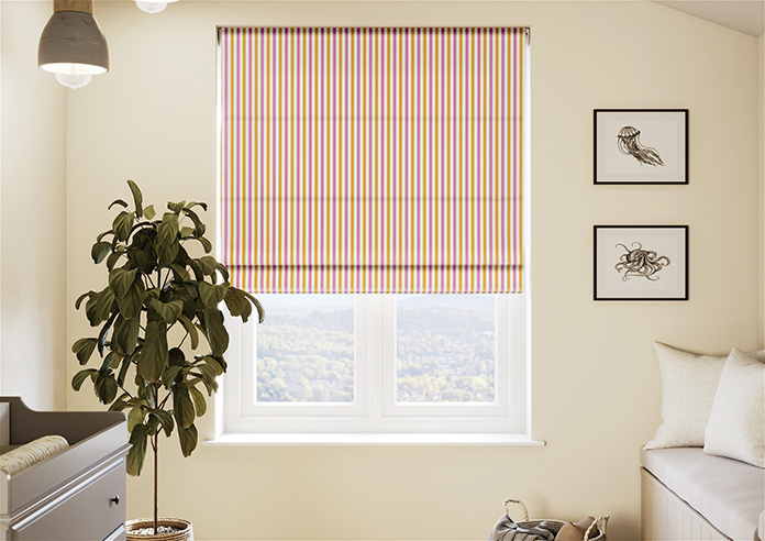 The British Stripe Co. Catherine, Notting Hill No.2 - Twist&Fit Roman Blind - Image 3